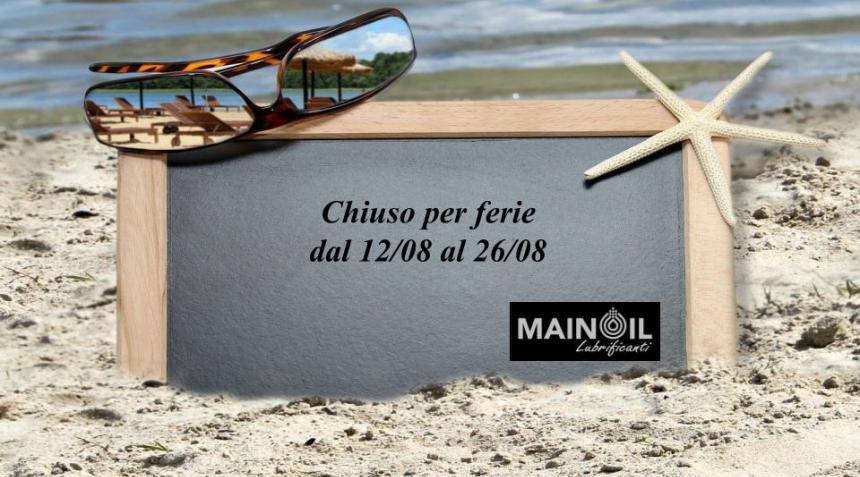 CHIUSURA FERIE ESTIVE
