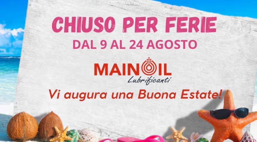 CHIUSURA  ESTIVA